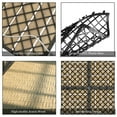 thumbnail image 4 of Gymax 40PCS 12'' x 12'' Acacia Wood Deck Tiles Interlocking Patio Pavers Check Pattern, 4 of 10