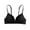 Black, variant on fatyb Womens Thin Bras Adjustable Spaghetti Strap T Shirt Bra No Underwire Everyday Bralettes for Women