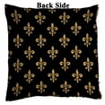 thumbnail image 2 of PKQWTM Golden Fleur-De-Lis Reversible Mermaid Cushion Cover Home Decor Sequin Pillow Case Size 16x16 inches, 2 of 2