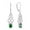 05-emerald-May, variant on VESITIM Celtic Dangle Drop Earrings Sterling Silver Gemstones Good Luck Celtic Knot for Women Rhodium Plated Jewelry with April Birthstone Cubic Zirconia