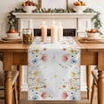 thumbnail image 2 of Table Runner 90 Inches Long for Kitchen Dining, Watercolor Wildflowers Dresser Scarf Farmhouse, Dining Table Decorations for Wedding/Parties, Farmhouse Botanical Floral Herbs 13 x 90 In, 2 of 8