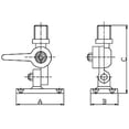 thumbnail image 3 of White Water 6506N 4-Way Nylon Dual-Axis Antenna Ratchet Mount 4-Way. Color - Ivory, 3 of 4