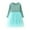 Sky Blue, variant on Krdevn Toddler Girls Long Sleeve Dress - Solid Color Tutu for Holiday Party, Princess Play & Occasion,12-18 Months
