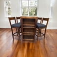 thumbnail image 3 of Antecomedor gris oscuro para 4 personas de madera, 3 of 9