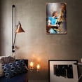thumbnail image 2 of Placa Metal Vintage GuitarristaBruce Pintura Hierro Rectangular Arte Pared 20x30cm, 2 of 9