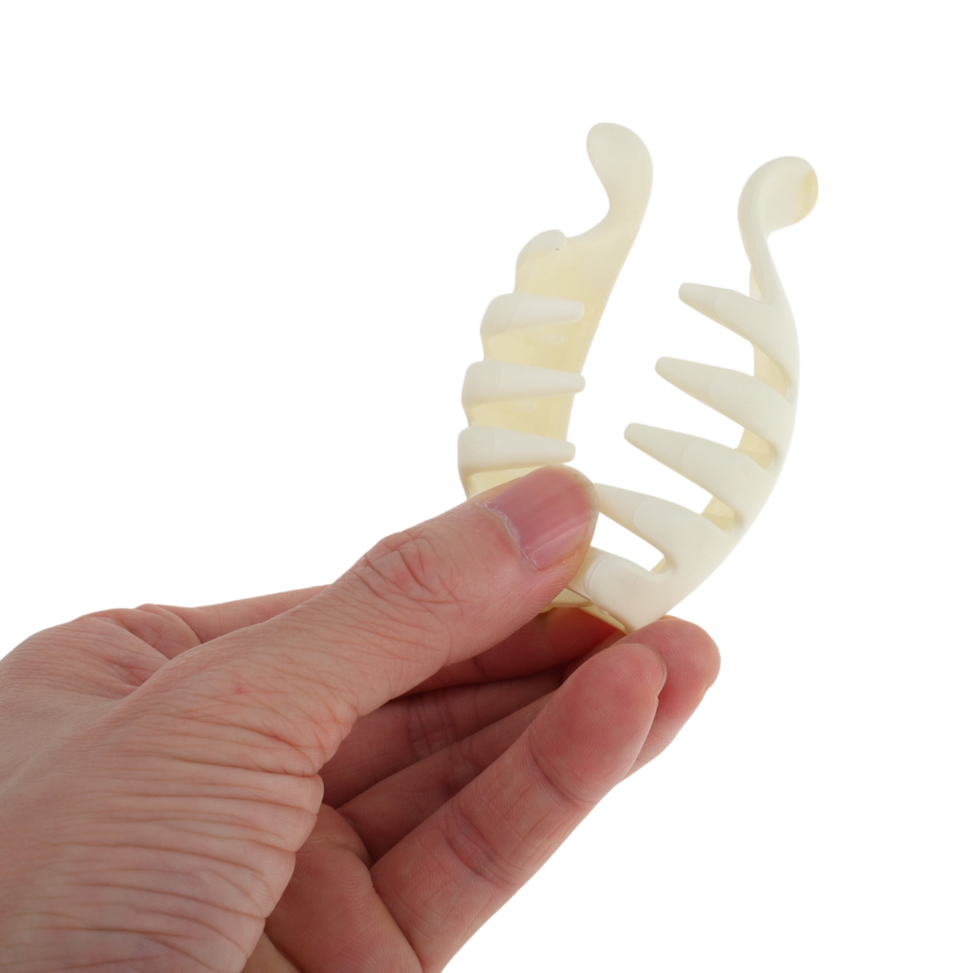 Unique Bargains Grace Banana Hair Clips for Home 1 Pc - ideal for Use and Styling White