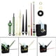 thumbnail image 5 of piezas de repuesto para relojes,Reemplazo de movimiento de reloj de péndulo con eje largo,Kits de movimiento de para bricolaje con accesorios para relojes Step,Mecanismo de reloj, 5 of 8