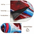 thumbnail image 6 of Rectangle Area Rugs 3 x 5 Ft, Red Blue Marble Non-Slip Residential Carpet, Modern Abstract Art Fluid Marble Indoor Crawling Mats Runner Rugs for Living Room/Dining Room/Bedroom, 6 of 8