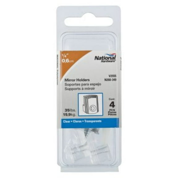 Stanley N260-349 Mirror Holders 1/4In Clear