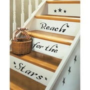 RoomMates Reach For The Stars Peel and Stick Wall Decals, Single Sheet