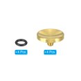 thumbnail image 3 of Unique Bargains Shutter Release Button Soft Shutter Release Button Copper Camera Shutter Button Concave, Golden 4 Pack, 3 of 6