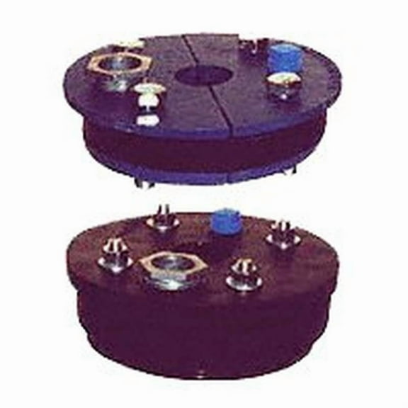 Simmons 177 Double Drop Double Hole Well Seal, 6 in ID Well, 1-1/4 x 1 in Drop Pipe, 1/2 in Vent Tra