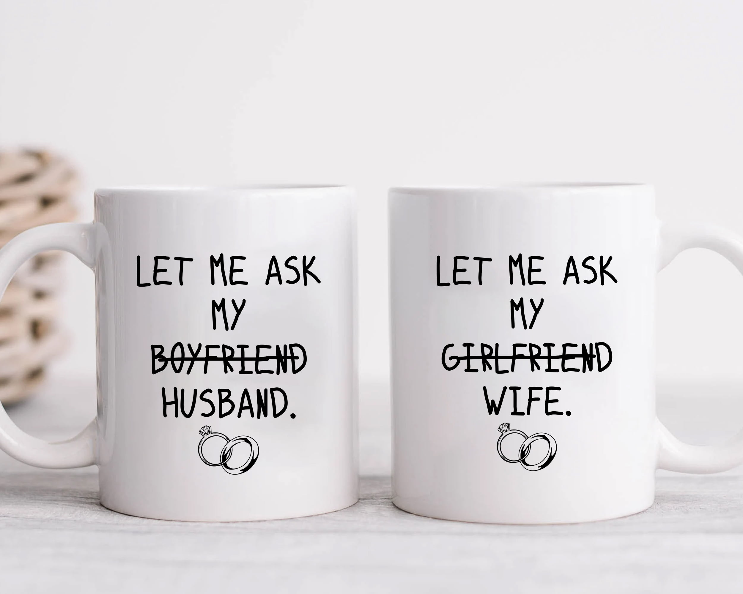 AW BRIDAL Ceramic Engagement Gifts For Couples Newly Engaged Unique Coffee  Mugs Set Of 2, 12 Oz| Bac…See more AW BRIDAL Ceramic Engagement Gifts For