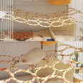 thumbnail image 4 of Small Animal Rope Net Toy for Cage, Bird Hemp Perch Swing, Ladder Bridge Hammock, Gerbil, Mouse, Parrot Activity Toy, 4 of 4
