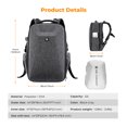 thumbnail image 4 of Sac à Dos Appareil Photo Multifonction K&F CONCEPT, Étui Rigide pour Appareil Photo Reflex Numérique, Sac pour Appareil Photo 22 L Grande Capacité, Sac de Photographie Imperméable avec Compartiment pour Ordinateur Portable 15,6 Pouces, Housse Imperméable pour Femmes et Hommes Photographes, 4 of 7