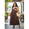 thumbnail image 2 of Spaghetti Strap Fit & Flare Plus Size Maxi Dress, 2 of 3