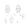 thumbnail image 2 of kusrkot 9Pcs Miniature Fountain & Swan Accessories for Architectural Model Park Diorama, 2 of 9