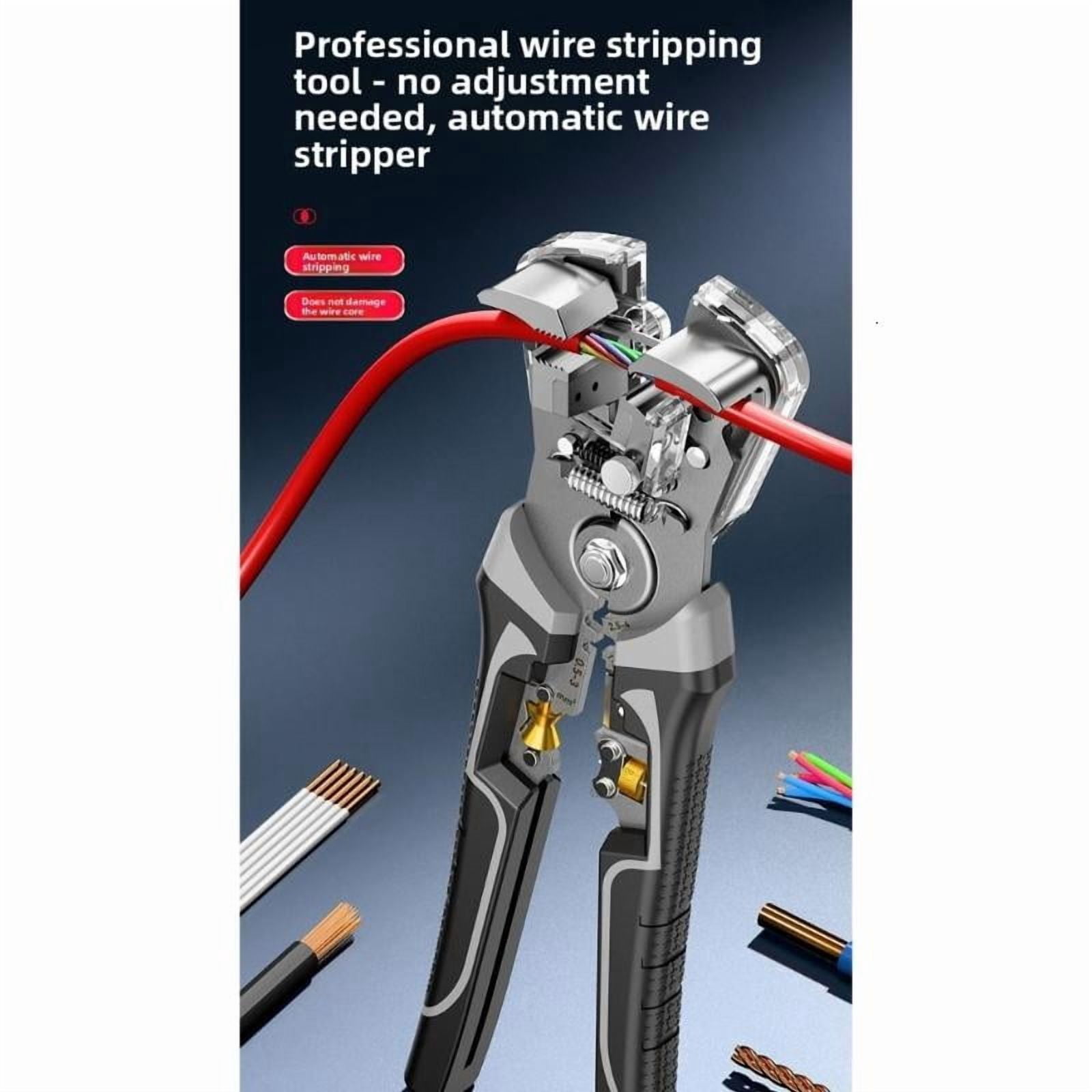 CEORPER Heavy Duty Automatic Wire Stripper Crimper For 0.2-10mm² Electrical Wire