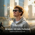 thumbnail image 5 of WeariQ Bluetooth Smart Glasses – Matte Black Audio Sunglasses – Black Polarized Lenses, Open-Ear Speaker, 10-Hour Playtime, Hands-Free Calls, Voice AssistantHands-Free Calls & Music, 5 of 12