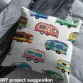 thumbnail image 2 of Castle Fairy RV Car Fabric by the Yard 1 Yard for Children,Happy Camping Home Decor Fabric by the Yard,Cartoon Car Room Decor Fabric by the Yard,Lightweight Room Decor, 2 of 6