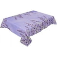 thumbnail image 2 of Purple Lavender Tablecloth for Rectangle/Oval Table 60 x 84 Inch Fabric Waterproof Cover Flower Spring Painting Style Washable Cloth Kitchen Dinning Wedding Party Tabletop Decorative, 2 of 6