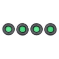 thumbnail image 3 of QualitChoice Coussinets d'Oreilles pour Casque de Jeu Rond en Cuir Manches en Maille Remplacement pour Skullcandy HES2.0 Vert 2Ensemble, 3 of 6