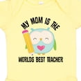 thumbnail image 4 of Inktastic Teacher Mom School Owl Girls Baby Bodysuit, 4 of 5