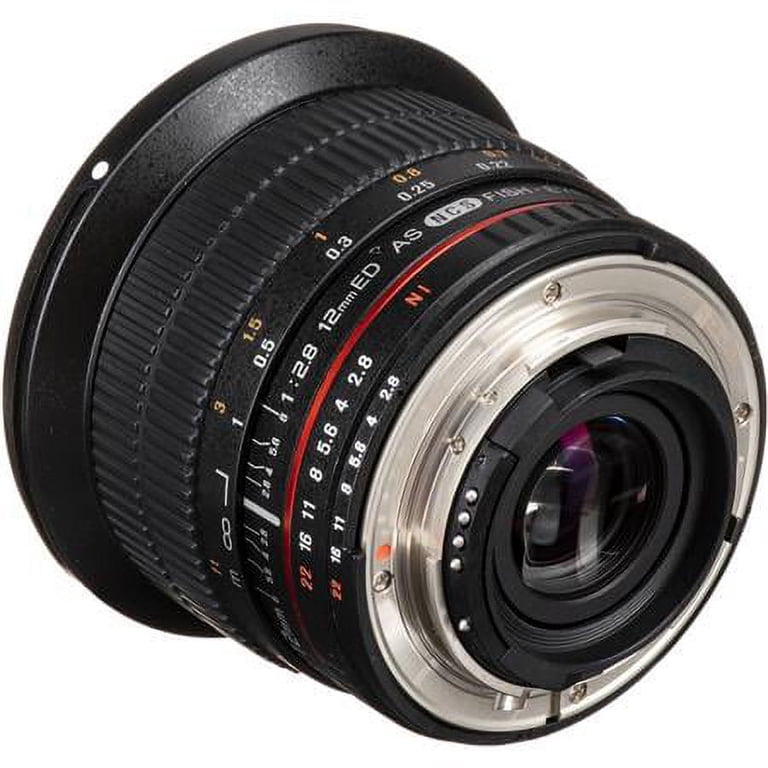 Samyang 12mm F2.8 Ultra Wide Fisheye Lens for Nikon DSLR Cameras