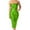 C-Green683, variant on Pu Leather Dresses For Women Strapless Off The Shoulder Midi Pencil Dress Fashion Bodycon Backless Split Sexy Nightclub Wear Versatile Dresses