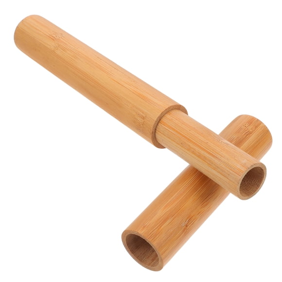 OUNONA Document Tube Bamboo Poster Shipping Tube Portable Storage Ideal For File Transfer 1Pcs