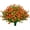 Orange, variant on 20 Bundles Artificial Flowers for Outdoor UV Resistant Fake Plants, Faux Flowers for Indoor Outside Plastic Greenery Shrubs for Garden Porch Window Box Home Farmhouse Décor (Mix Colors)