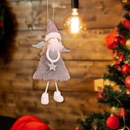 

Lindung Small Chandelier Beads Christmas Angel Ornament Christmas Tree Hanging Decoration Pendant G Ift