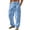 W7-Sky Blue, variant on Homeyce Men's Linen Pants Elastic Waist Drawstring Straight Leg Pants with Pockets Cotton Linen Long Pants Breathable Casual Summer Beach Lightweight Cotton Linen Pants,Brown S