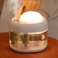 thumbnail image 4 of Humidificador de proyección, humidificador de aire de escritorio inalámbrico USB (inmersión - blanco), 4 of 4