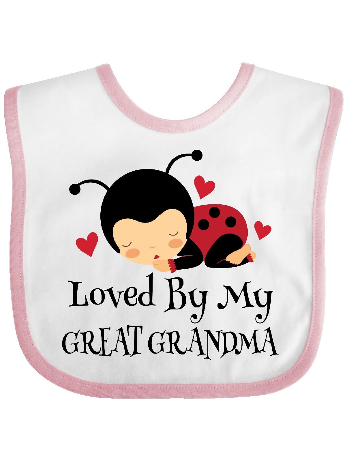 My Grandma Loves Me not Tennis Personalised Baby Bib Funny Gift Clothing Cute