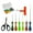 8 piece set, variant on Baiting Rigging Needle Drillers Splicing Pins Fishing Baits Needle Tackle Fishing Baits Tools Rigs Tool