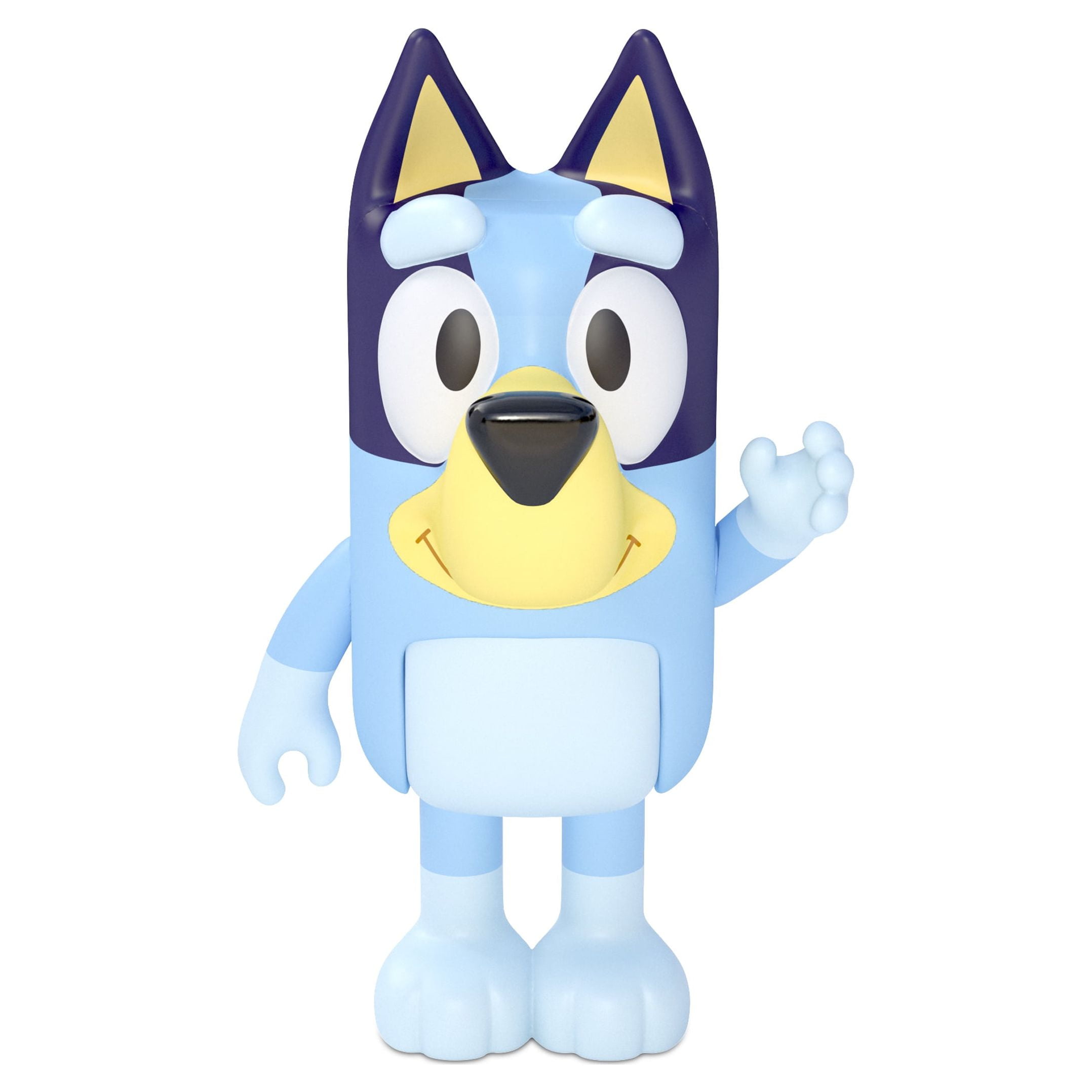 Bluey and Friends 4 Pack of 2.5-3 Dog  Poseable Figures (13052), School  4-pack