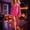 Hot Pink, variant on HBYJLZYG Women's High-Low Ruffle Dress with Deep V-Neck and Flared Bell Cuffs, Long Sleeve Asymmetrical Hem Party Gown for Halloween, Holiday, and Festival Events