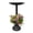 Black, variant on Ornate Round Cast Aluminum Metal 35-in Bird Bath Planter Vase Combo