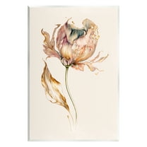 Stupell Industries Vintage Tulip Petals Botanical & Floral Painting Unframed Art Print Wall Art, 13 x 19