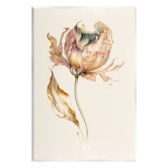Stupell Industries Vintage Tulip Petals Botanical & Floral Painting Unframed Art Print Wall Art, 10 x 15