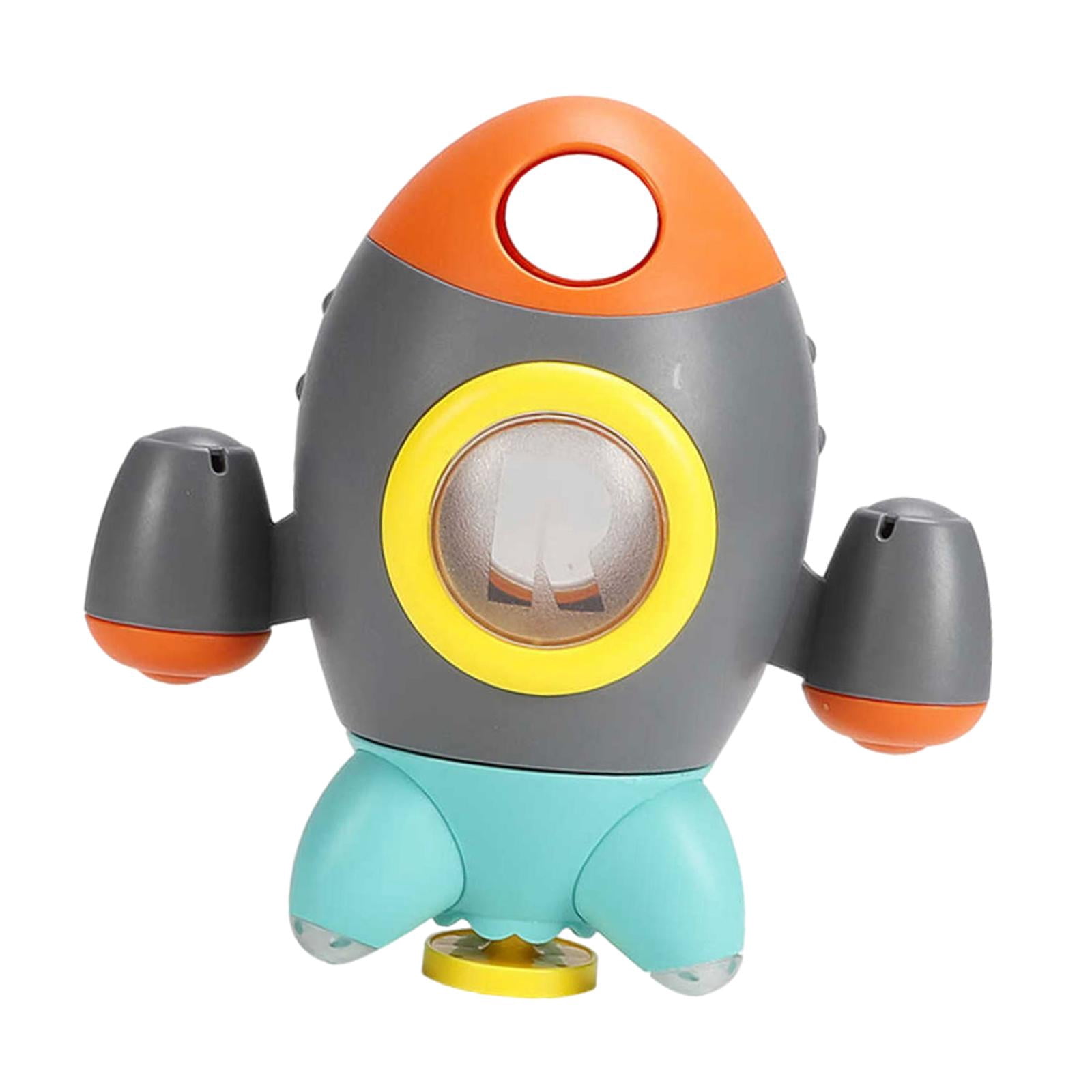 Aspersor De Agua Con Forma De Cohete Para Jardín – Gira 360° Y Rocía En Todas Direcciones, Incluye Manguera De 3m Y Conectores, Divertido Juguete De Verano Para Niños Y Mascotas