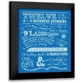 thumbnail image 1 of Longfellow Designs 20x23 Black Modern Framed Museum Art Print Titled - Twelve Days II, 1 of 5