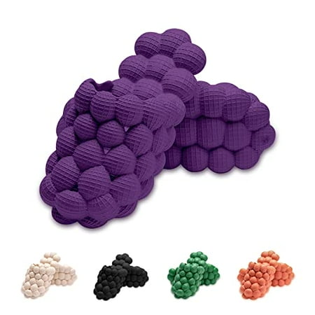 

OLDSH Funny Spa Slippers Massage Bubble Slides Slippers for Women Men Funny Lychee Non-slip Gym House Slippers Shower Bedroom Slippers Soft Pillow Stress Relief Slide Sandals for Ladies Purple