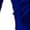Blue, variant on Women'S Long Sleeve Side Ruched High Slit Maxi Dress Mock Neck Velvet Bodycon Party Club Thigh Split Long Dress Black XL