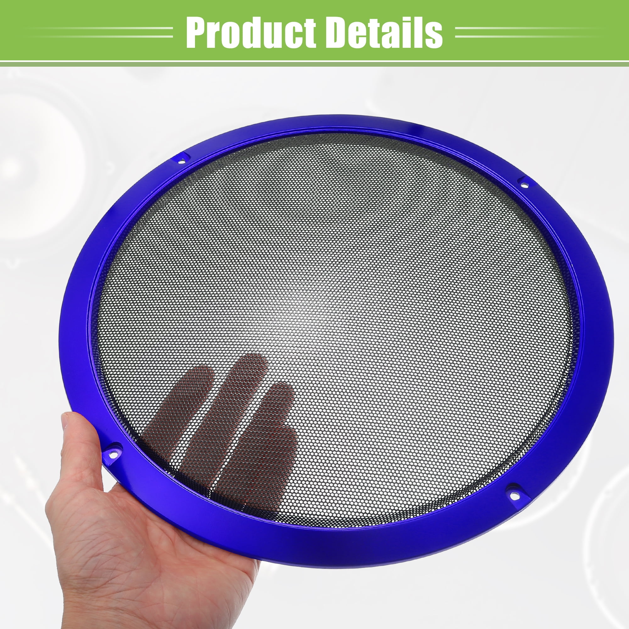 Unique Bargains Universal Car Speaker Grills Cover with Mounting Screws - Pack of 2 10"