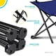 thumbnail image 5 of Silla Plegable Compacta Portatil Camping Exterior Portavasos azul marino 6.49 pulg THE FINIX TF-10SPBRD, 5 of 7