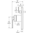 thumbnail image 2 of Speakman CDCPT25403-BBZ Brushed Bronze Lura Diverter Shower Valve Trim Kit, 2 of 2