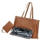 thumbnail image 3 of Bolso bandolera 2 en 1 para mujer, ideal para el almuerzo o para el portátil, ideal para escapadas de fin de semana. Marrón, 3 of 9
