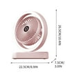 thumbnail image 3 of Summer Saving Clearance Small Fans 2025 New Desktop Shaking Electric Fan Air Circulation Fan Desktop Dormitory Small Fan Supplementary Lighting Fan, 3 of 6